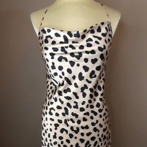 Vici Leopard Print Mini Slip Dress-NWOT